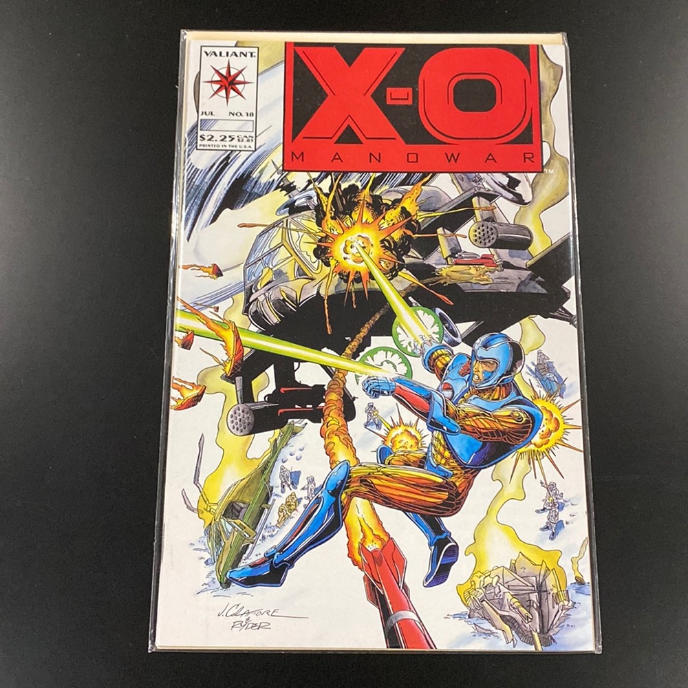 X-O Manowar No. 18 (1993) by Jorge González - Valiant Comic Book